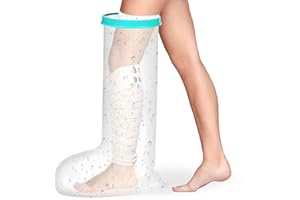 VURYAPI Protezione Impermeabile Gesso Gamba, Antiscivolo Coprigesso Gamba Adulto Per Coscia, Ginocchia, Caviglie, Piedi, Protezione Gesso Doccia Mantieni le Ferite e le Bende Asciutte