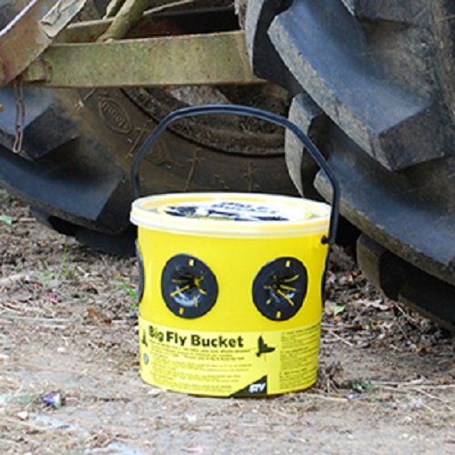 Großer Fliegeneimer (Lockt Fliegen mithilfe eines super-wirksamen Lockstoffs innerhalb eines Radius von 10 m) - 3