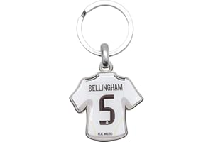 ms móvil shop Real Madrid Llavero Metálico Camiseta Bellingham número 5 | Producto Oficial