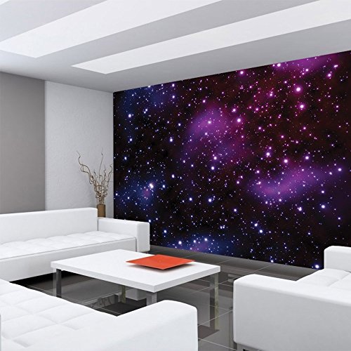 Vlies Fototapete PREMIUM PLUS Wand Foto Tapete Wand Bild Vliestapete – Galaxy Sterne Weltraum – no. 499, Größe: 300 x 210 cm Vlies - 4