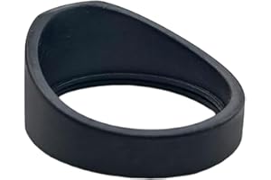 HIOPOIUYT Protezione oculare in gomma morbida 28 mm-37 mm, per binocoli e microscopi, diametro interno 28-37 mm