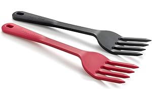 Betty Bossi Maestro - Set di 2 forchette da cucina per arrostire senza graffiare il rivestimento antiaderente
