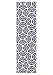 Produktbild Huella Deco h1039-ru-l Azulejos Teppich Runner Mat Floor, Vinyl, 50 x 240 cm