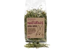 Rosewood Naturals Herbal Garden Salad, Small Animal Treat for Rabbits, Guinea Pigs, Chinchillas and Degus, 100g