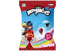 P.M.I. TRADING & ENTERPRISE Miraculous Stempel mit 3D-Figur im Blindpack 8x2x14 cm
