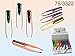 Stainless Steel Make Up LED Light Eyelash Eyebrow Hair Removal Tweezer available in different colours