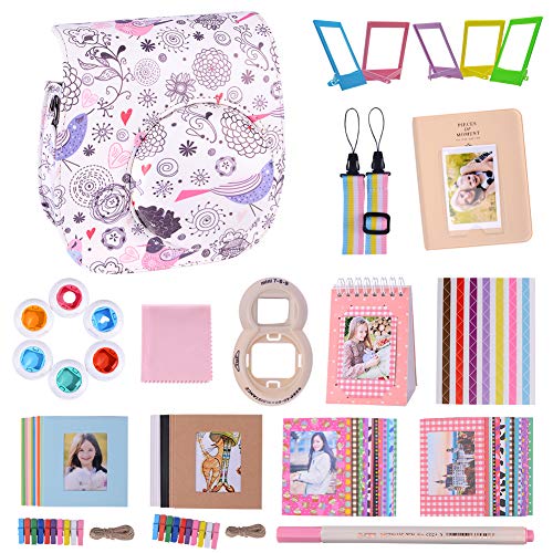 Goocor 15 in 1 Instax Mini 9 Kamera Zubehör Set für Fujifilm Instax Mini 9/Mini 8/Mini 8+ Kamera,inklusive Mini 9 Case (Naughty Bird 666) Goocor 15 in 1 Instax Mini 9 Kamera Zubehör Set für Fujifilm Instax Mini 9/Mini 8/Mini 8+ Kamera,inklusive Mini 9 Case (Naughty Bird 666)