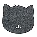 Produktbild WERRW Mauspad Matte Gaming Nützliche optische Trackball PC verdicken Mauspad Filz Tuch Universal Cute Cat Mousepad Matte für Laptop-Computer Tablet Pcfor Macbook, PC, Laptop, Schreibtisch, schwarz
