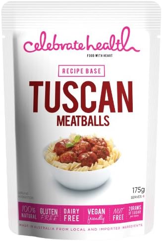 Celebrate Health Tuscan Meatball Recipe Base, 175 g, Pack of 8