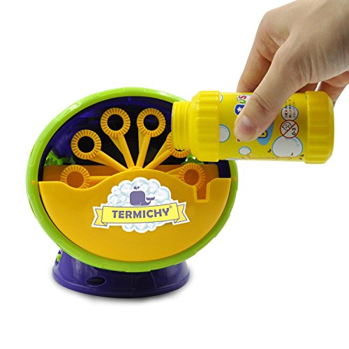 Termichy Automatic Bubble Machine with High Output, Battery Powered Bubble Blower for Indoor/Outdoor Use - Kid's Fun by