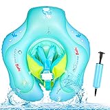 【Ring Anillo de natación inflable de cintura ajustable】 Cerraduras de seguridad dobles, fáciles de elásticos, la velocidad del bebé crece más rápido de lo que piensas. Este anillo de natación inflable con cintura ajustable protege la seguridad de su bebé en el agua.