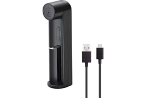 Update 1 Slot Universal Intelligent USB Battery Charger for Li-ion SIMILKY / 18650 18490 18350 17670 17500 16340(RCR123) 14500 Rechargeable Batteries