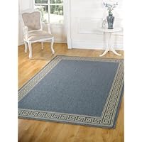 Rugs With Flair Florence Lorenzo Azul diseño Oriental Alfombra 120 x 170