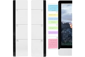 VPOUERY Panneau Mémo pour Moniteurs Panneau de Mémo D'ordinateur Moniteur Support de Note Collante Cartes Mémo Moniteur Panneau de Message De Moniteur D'ordinateur PanneauLatéral