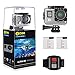 Price comparison product image 4K Action Camera Wifi Full HD 1080P Waterproof Cam 2’’ LCD Screen 98ft 30m Underwater 170° Wide-angle Sports Camera with 2 1050mAh Batteries and Mounting Accessory, Camcorder Skiing Climbing Diving