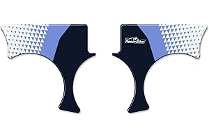 Resin Bike naklejki moto kompatybilne z Honda Transalp XL 750 2023. Ochrona motocykla - osłona płyty steruj?cej przed uderzeniami i zarysowaniami. Naklejki 3D z żywicy do wersji Tricolour Red White