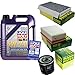 Produktbild Filter Set Inspektionspaket 5 Liter Liqui Moly Motoröl Leichtlauf High Tech 5W-40 MANN-FILTER Innenraumfilter Luftfilter Ölfilter