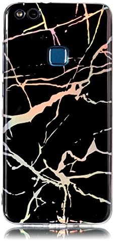 Pheant® Case for Huawei P10 Lite Silicone Cover Transparent Bumper Soft Phone Skin Marble Pattern with Electroplate Plating Design
