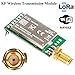 Price comparison product image MakerHawk RF Wireless Transmission Module 868 MHZ LoRa Spread-spectrum Communication, 20dBm 100mW Measured Distance 3000M UART SX1276 RF Receiver Transmitter, Super Anti-interference Performance