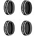 Produktbild SANDMARC Aerial Filter für DJI Mavic Pro/Platinum - ND4, ND8, ND16 und Polarisator Filters (4-Pack)