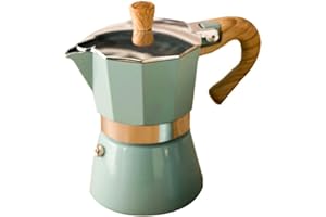 MAJEN Hahepo Coffee Machine Percolator 300 ml Aluminium Italian Coffee Maker Percolator with Less Deposits Mocha Pot