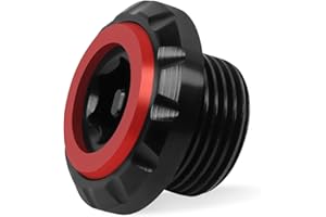 HAONEL Engine Oil Filler Cap Cover Replacement for Suzuki GSR 600 750 GSX-R600 GSX-R750 GSX-R1000 V-STROM DL650 DL250 DL1000 DL1000XT SV650 Aluminum Oil Filler Plug(Red)