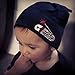 Baby Beanie Hat NWA Logo. Black cotton super soft stretchy cotton with embroidered Nippaz With Attitude logo