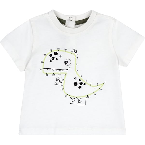 Chicco T-shirt Bambino In Cotone 100% - Maniche Corte, Girocollo, Lavabile, Taglie 0-24 Mesi E Bambini - Foto 7