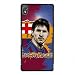 Produktbild PC SchutzHülle Telefonkasten Hülle Messi Telefonkasten Für Sony Z3, Sony Xperia Z3 FCB FC Logo Messi Handyhülle, TPU Hart PC Zurück SchutzHülle Messi Schutzhülle, Barcelona Logo Messi Hülle TPU Bumper Hülle
