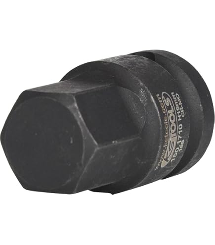 KS Tools 150.1708 1/2" KraftBit-Stecknuss, Innensechskant 14 Mm – Hochwertiges Werkzeug Aus Taiwan