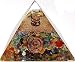 Produktbild 7 Chakra Crystal Energetische Pyramide Kit/inkl. 4 Kristall Quarz Energie Punkte/EMF Schutz Meditation Yoga Energie Generator