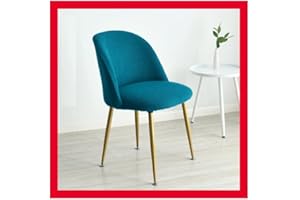 HOOWARM Fundas Elásticas de para sillas de Comedor 1/2/4/6 Piezas Funda para Silla de Oficina de sin reposabrazos semicírculo,nórdica Moderna Arco para Silla,Funda para Silla de Oficina