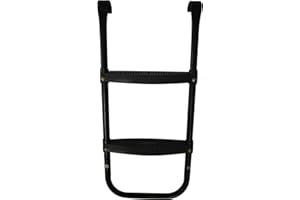 JUMPPRO Jump PRO Trampoline Ladders: Fully Assembled, Rust-Resistant for 8ft, 10ft, 12ft, 14ft, 16ft Trampolines with Safety Steps - Perfect Choice for Your Ladder Needs, Durable and Reliable