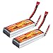Price comparison product image FLOUREON 3S Lipo 1.1V 3000mAh 30C T Plug RC Battery For RC Drone Helicopter Racing Car Truck Boat Traxxas Slash Emaxx Monster DJI Phantom HPI Kyosho UAV FPV Drones DIY Hobby(2pack)