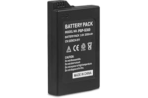 YISHDA 2000mAh 3.6V Lithium Ionen Akku für Sony PSP 2000/3000 PSP-S110 Konsole PSP-3001 PSP-3002 PSP-3000 PSP-3004 PSP-2001 PSP-2002 PSP-2003(Nicht kompatibel mit Sony PSP Modell 1000).