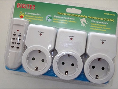 Preisvergleich Produktbild Kit 3-Grundlagen-Steckdose mit Fernbedienung für Innen