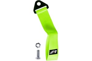 Simoni Racing UTSY Woven Tow Hook, Yellow