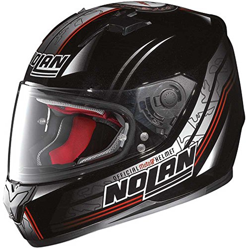 Nolan N64 Moto GP Casco Integral – Metal Negro Tamaño L