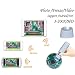 Produktbild 5X-200X 8LED Wireless WIFI Verbindung Digitale Elektronische Mikroskop Hand Zoom Endoskop Lupe Für Tablet Handy (Farbe: Weiß)
