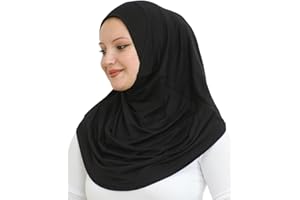 Prien Chic Hijab Für Damen, Türkisch Kopftuch Muslim, Frauen Konfektionskleidung Schal Kleider, Muslim Weicher Jersey Kopftücher, Burka, Easy Hijab Set, Muslimisch Abaya