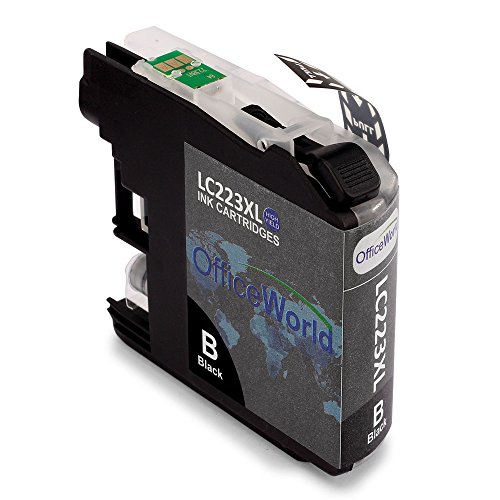 OfficeWorld Kompatible Patronen Ersatz für LC223 XL Schwarz Tintenpatronen Hohe Kapazität Kompatibel für DCP-J4120DW J5620DW MFC-J480DW J680DW J880DW J4420DW J4620DW J4625DW J5320DW J5620DW J5625DW J5720DW Drucker, Packung mit 4 Stück - 2