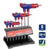 WORKPRO WP200543 8 Par&ccedil;a CR-V T Tipi Uzun Delikli Torx Profesyonel Allen Anahtar Takımı
