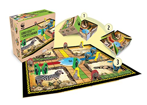 Preisvergleich Produktbild HCM Kinzel Terra Toys 29112-WWF-Ludo Geparden Lauf