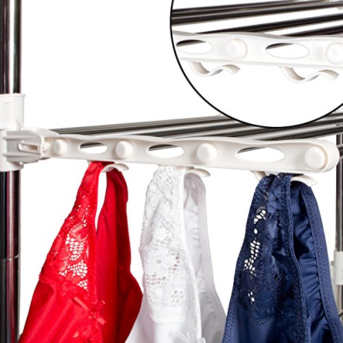 Wäscheständer Wäschetrockner Flügelwäschtrockner Luxus Wäscheturm XXL Tower klappbar für große Familien - 5