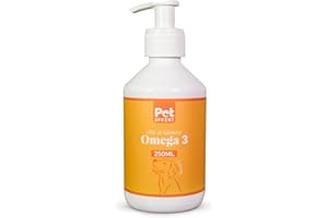 Pet Sprint - Olio di Salmone per Cani Premium, 250ml, Marca Italiana, 100% Naturale - Puro Olio di Pesce Fonte di Omega 3 6 9 per Pelo, Sistema Immunitario, Prurito, Articolazioni, Cervello