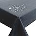 Produktbild Meterware Stoff Farbe , Breite & Länge wählbar - Schwarz Linien TEFLON Eckig 130 x 190 bzw. 190x130 cm Tischdecke " Kein Wachstuch " Gartentischdecke Lotus Effekt wasserabweisend Lebensmittelecht