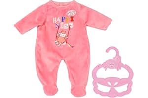 Baby Annabell Petite Barboteuse Rose 36 cm - pour Les Tout-Petits de 1 an et Plus - Adapté aux Petites Mains des Enfants - Contient Une Barboteuse et Un Cintre