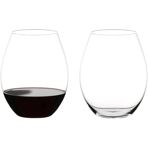 Villeroy & Boch Entrée Stemless Red Wine Glasses, Set Of 4, 19.25 Oz, Dishwasher Safe