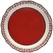 Caffco International M.Bagwell Collection Ceramic Charger, Red and Cream RS.7361.00