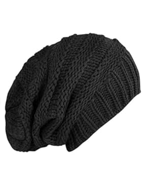caripe warme Winter Damen Herren Mütze Long Beanie Strickmütze - Snö